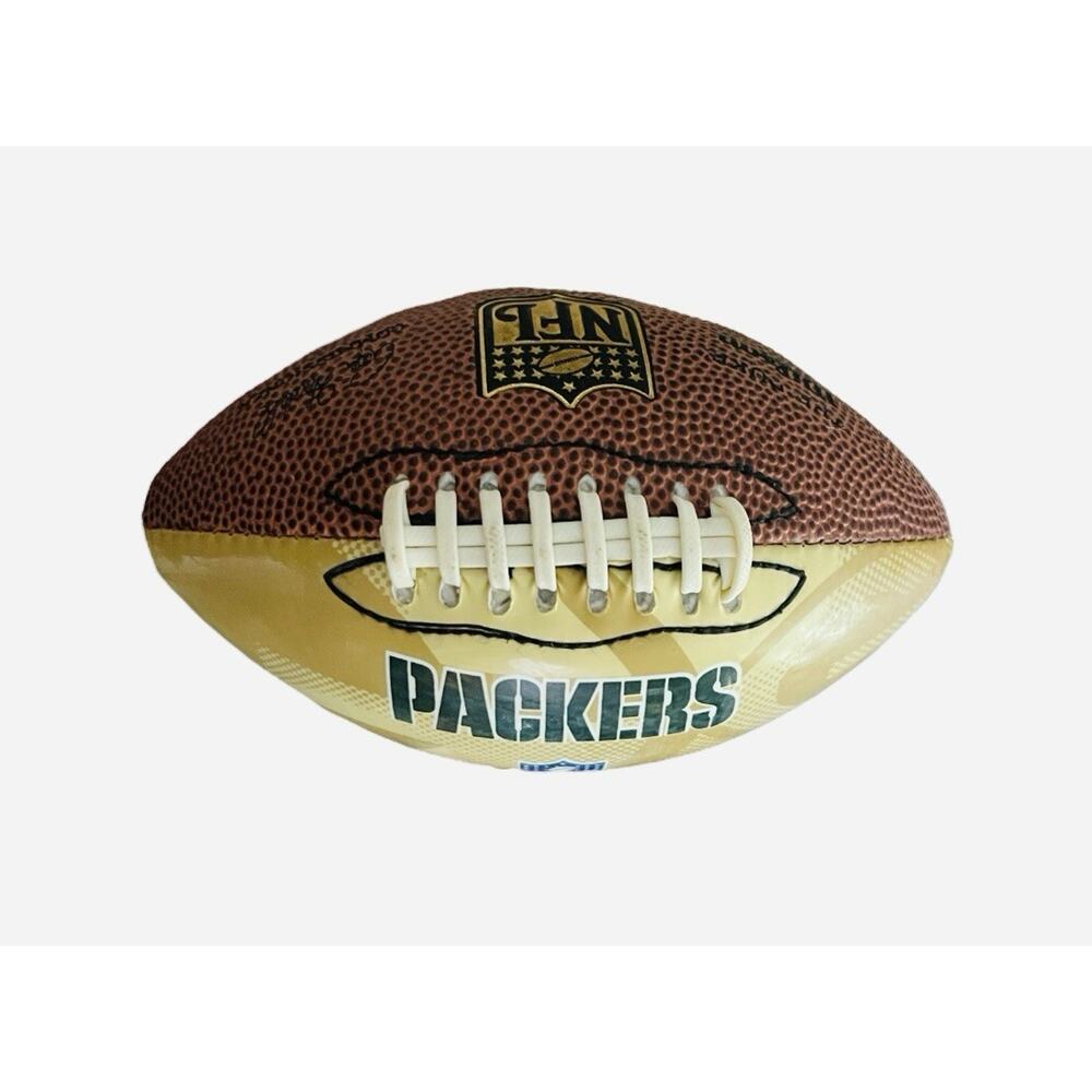 Green Bay Packers Unsigned Mini Wilson The Duke Pro Football Specialty Color